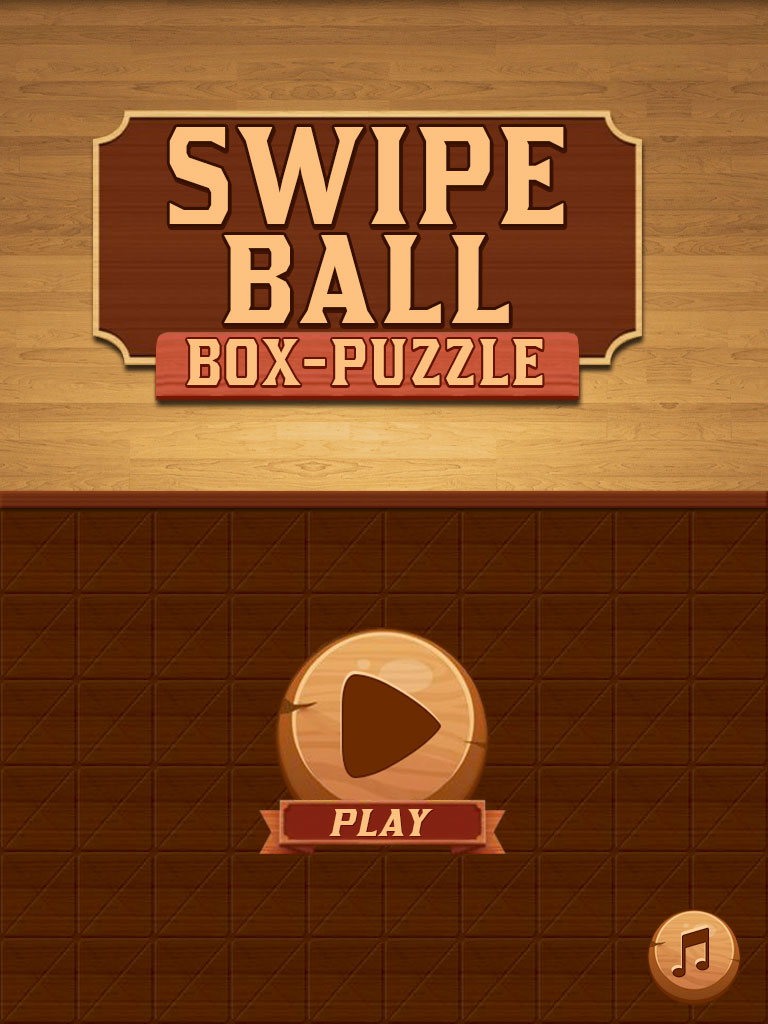 Swipe Ball Box Puzzle Game For Kids + Brain Teasers + Admob + Android